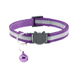 Quick-relelease reflexhalsband för katt