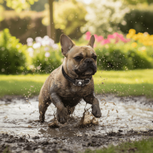 Vattentät Airtag Hållare för Hundhalsband
